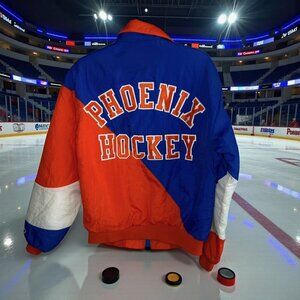 Swingster Phoenix Coyotes Hockey Jacket Vintage 90s  NHL USA Made Size M